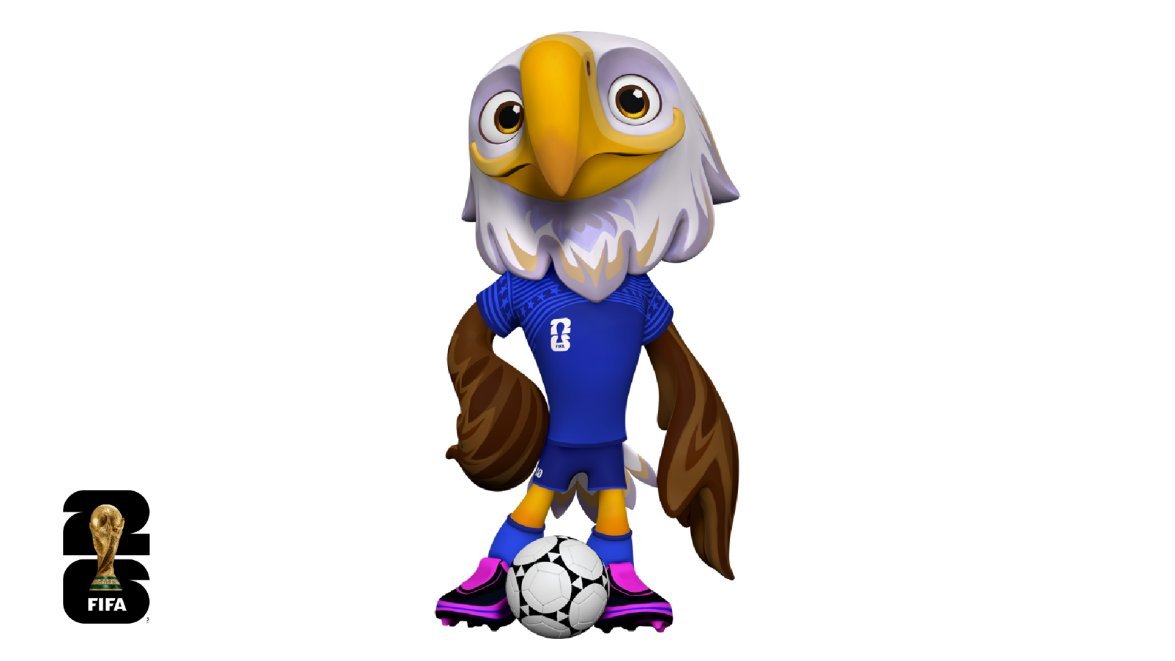 Clutch the Bald Eagle, the United States' official World Cup 2026 mascot